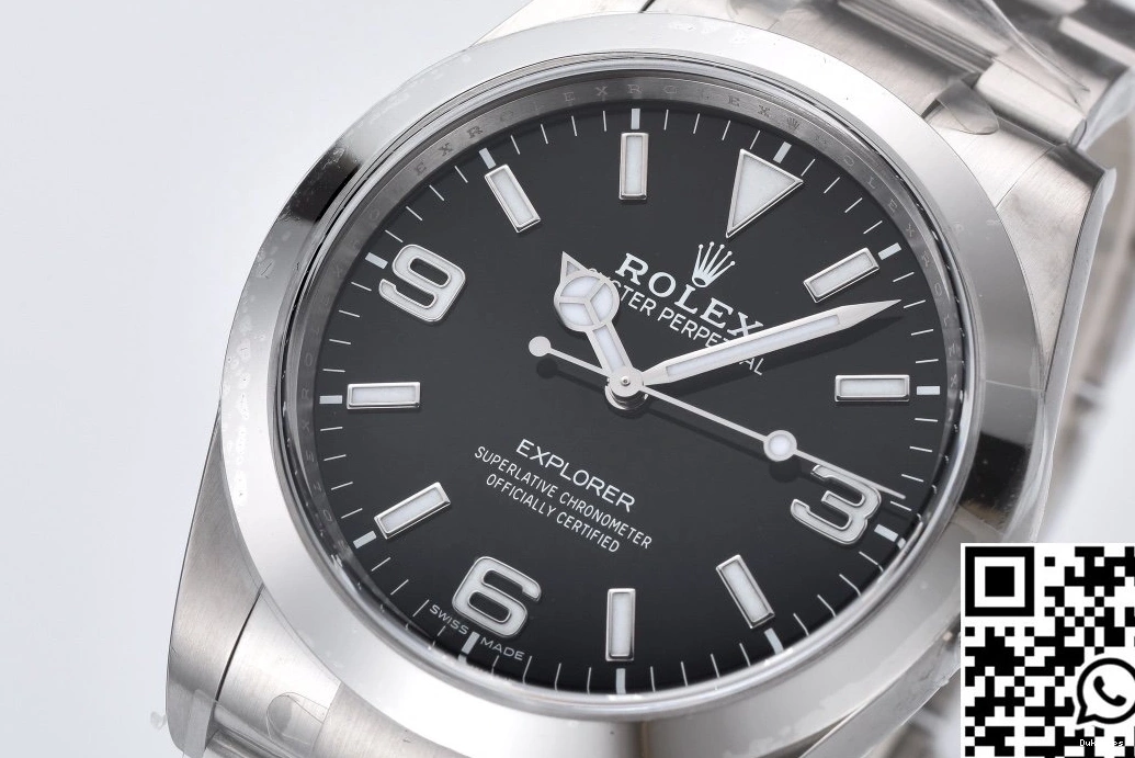 214270 Black Dial Perpetual Factory 39mm Clean Oyster Explorer Rolex 1003